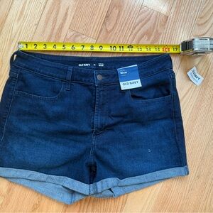 NWT! Old Navy Women's Deep Indigo Jean Shorts 12 3”inseam